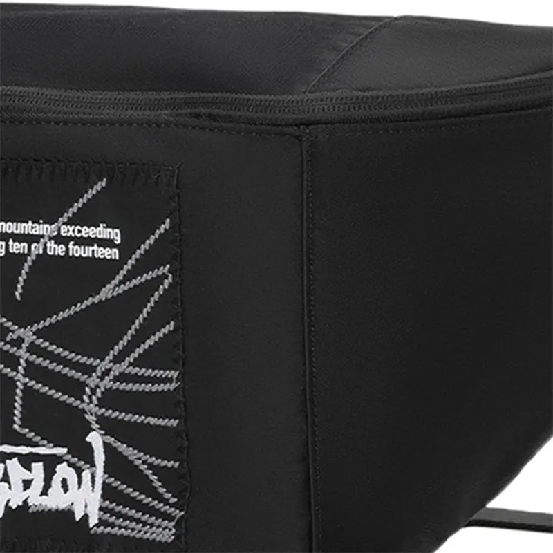 LiNing Polyester One Shoulder Crossbody Fanny Pack Regular Unisex Black-2