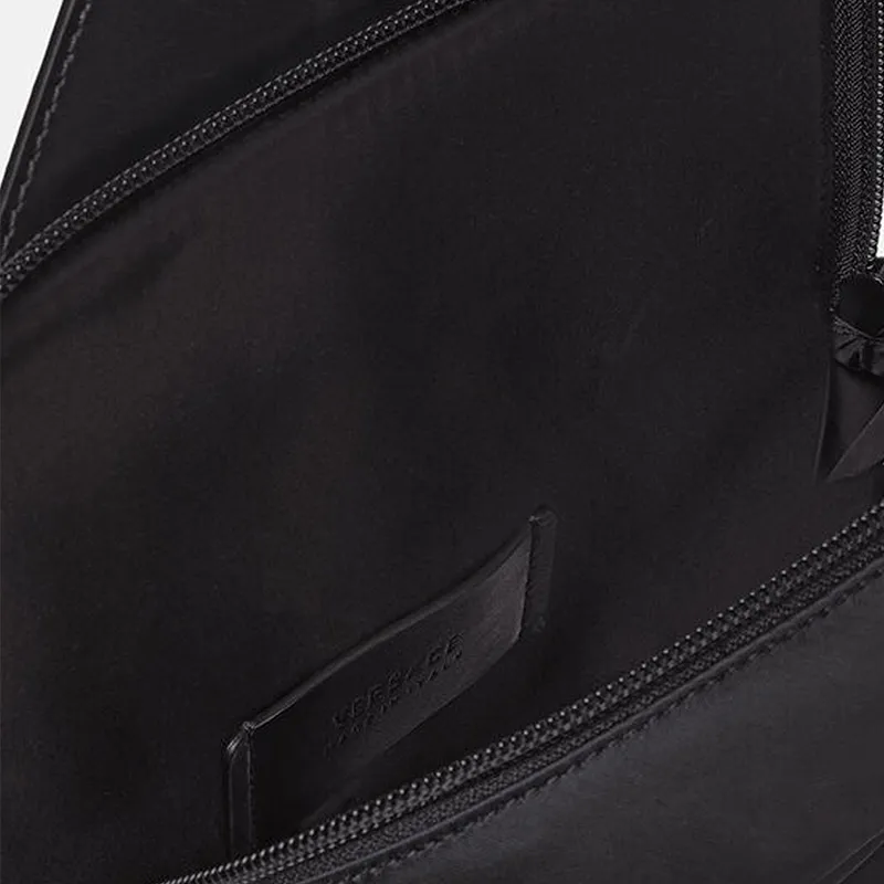 VERSACE Nylon Fabric Shoulder Bags Sling Bags Men's Black-3