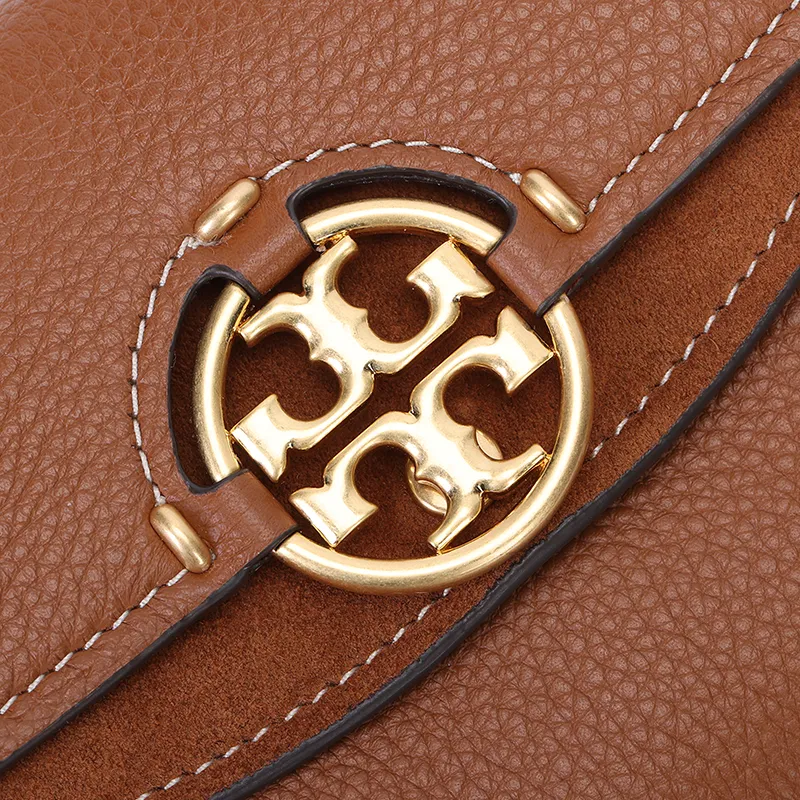TORY BURCH Miller Cow Leather Shoulder Bag Crossbody Bag Women's Camel-4
