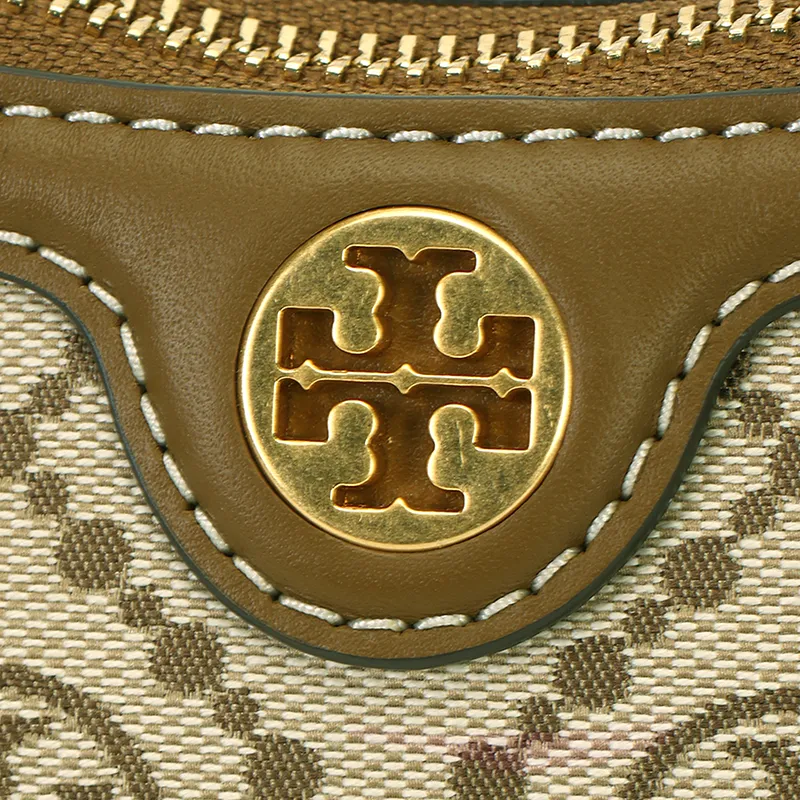 TORY BURCH T Monogram Jacquard Fabric Shoulder Bag, Portable Crossbody Bag Women's-5