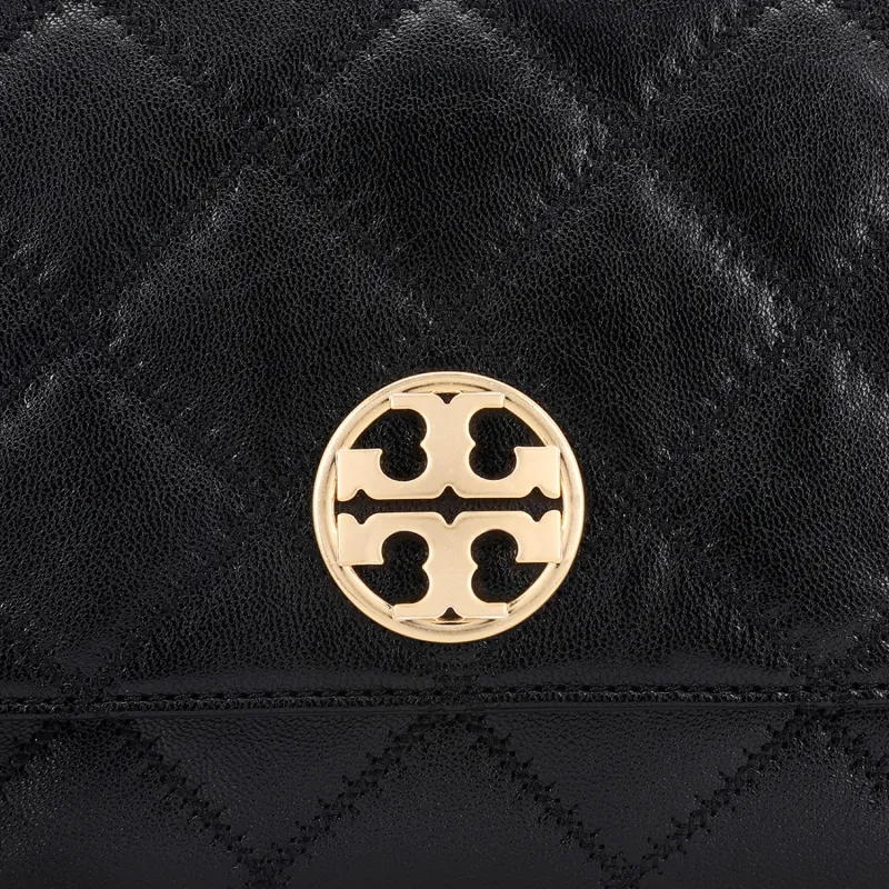 TORY BURCH Cow Leather Shoulder Bag Women's Black-4