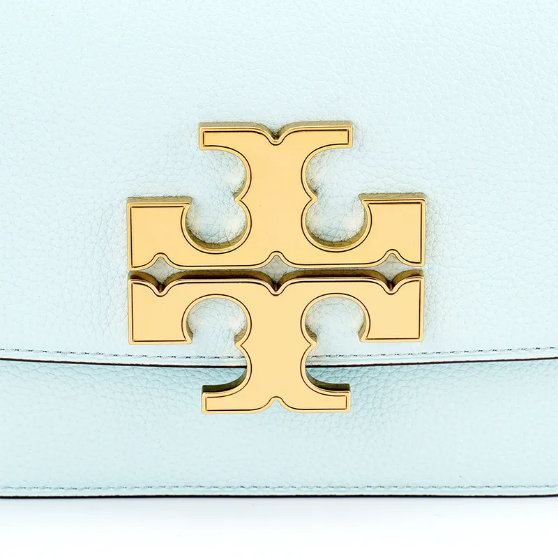 TORY BURCH Eleanor Litchi Grain Leather Crossbody Bag Shoulder Bag Small Size Women's Sky Blue-4