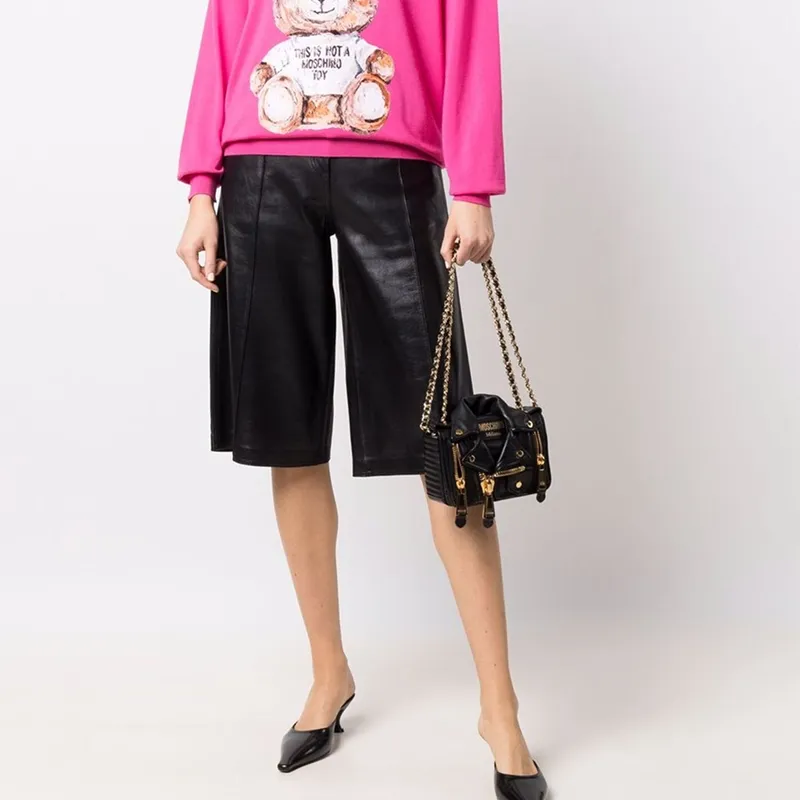 MOSCHINO Biker Jacket Shoulder Bag-4