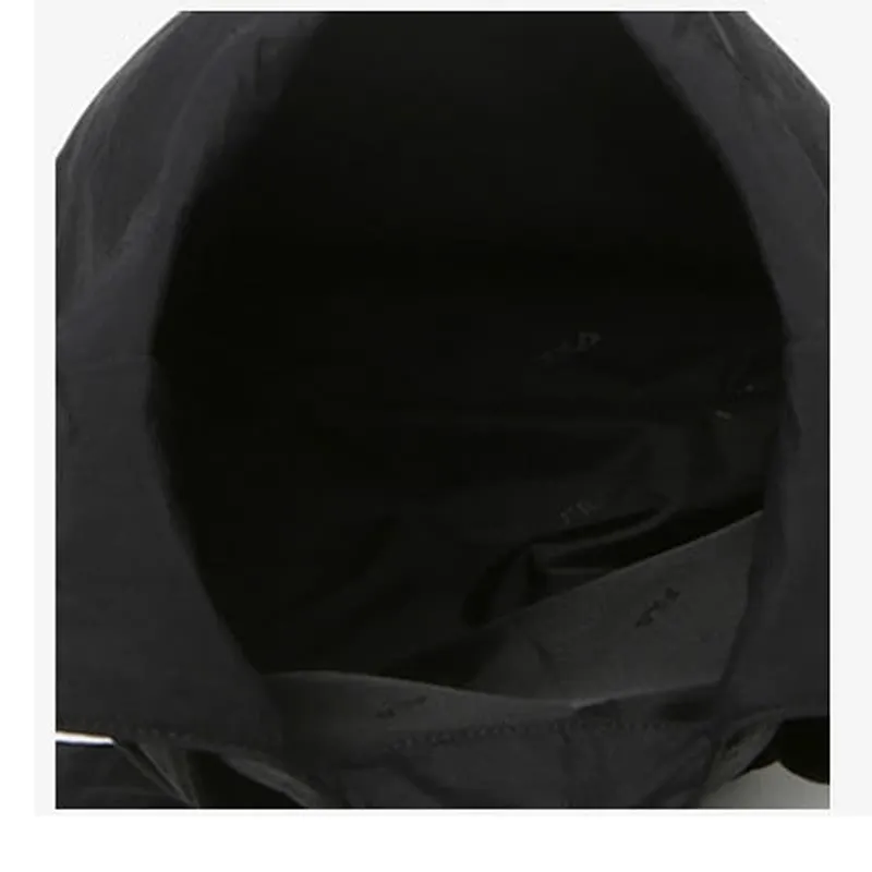 FILA Nylon Handbag, Shoulder Bag Regular Unisex Black-4