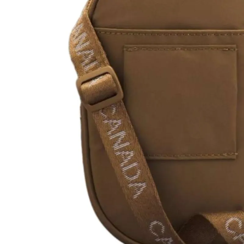 Lululemon Polyester Blend Recycled Nylon Shoulder Bag Crossbody Bag Regular Unisex Brown-4