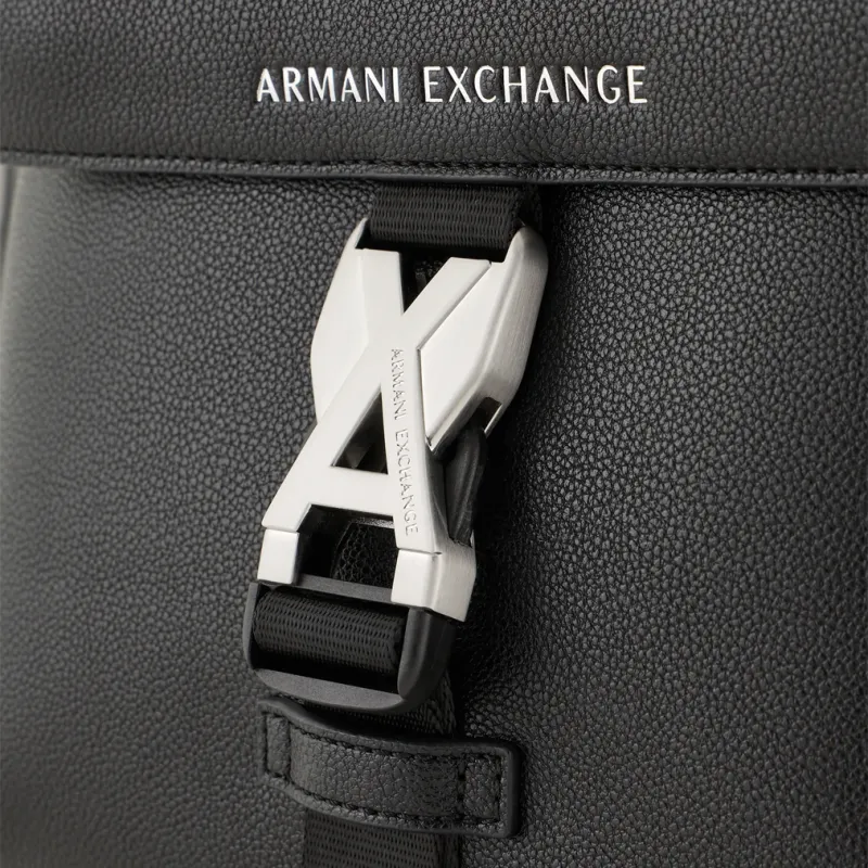 ARMANI EXCHANGEAE Polyester Backpack Men's Black-3