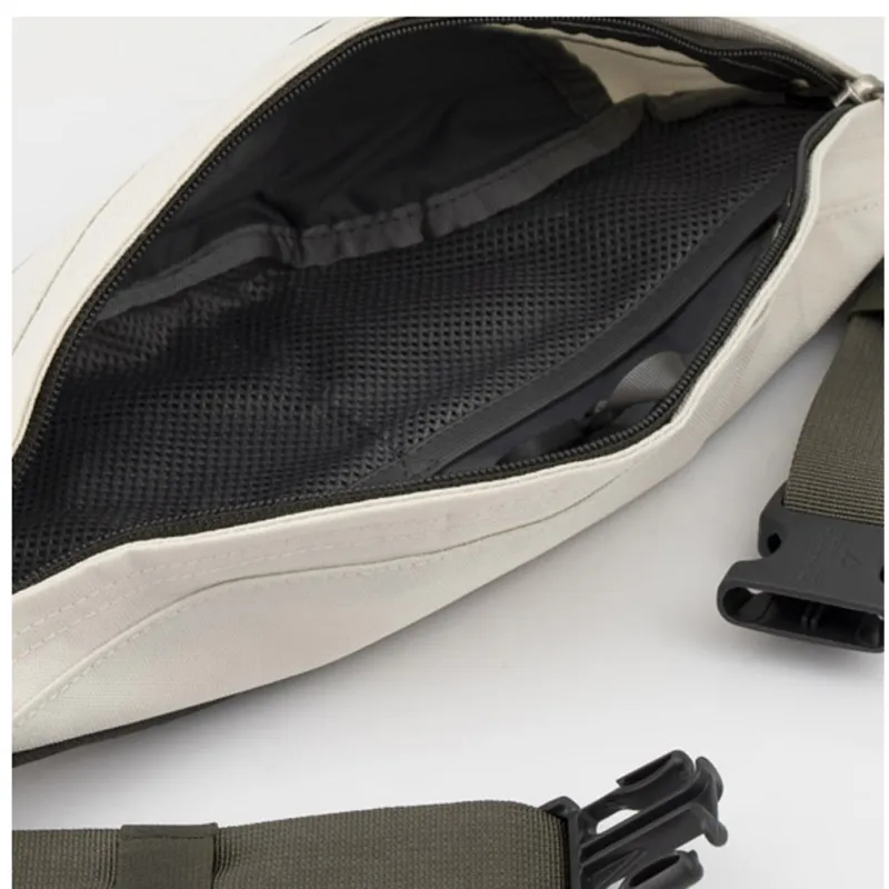 THE NORTH FACE Nylon Fabric Fanny Pack Regular Unisex Ivory White-4