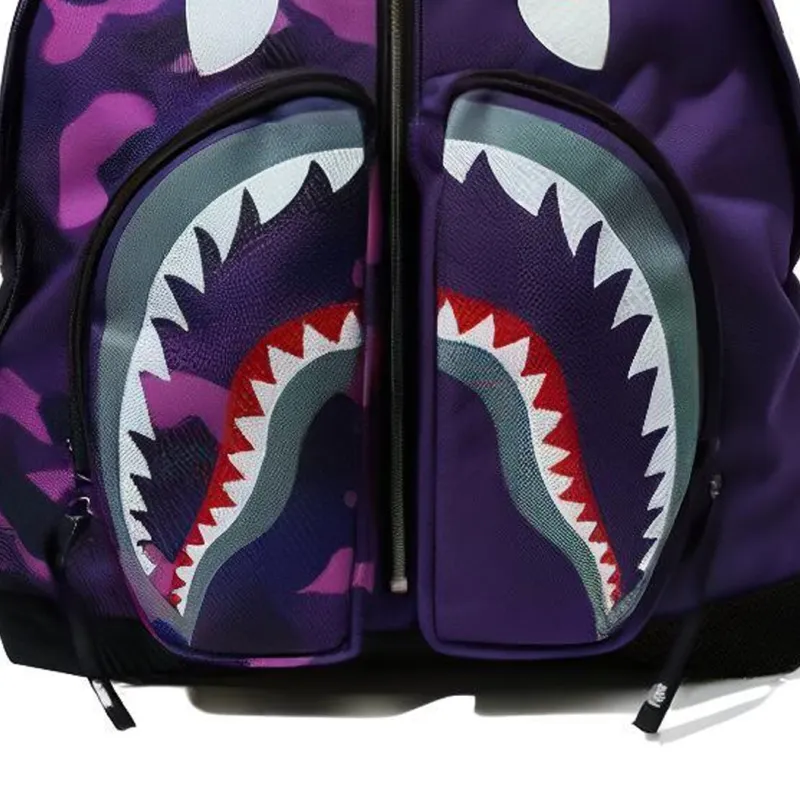 A BATHING APE Bape Polyester Backpack Regular Men's Purple-3