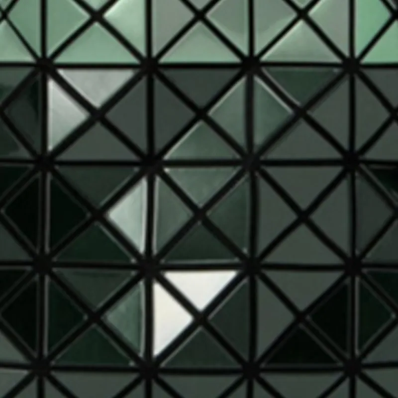 ISSEY MIYAKE Prism PVC Handbag Regular Women's Green Dark Green-3