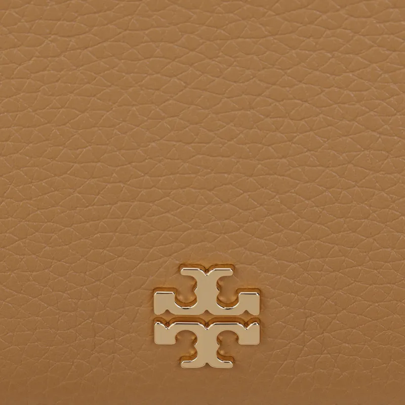 TORY BURCH Cow Leather Wallet Women's Brown-4