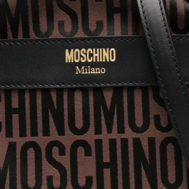 MOSCHINO Monogram-print Crossbody Bag-3