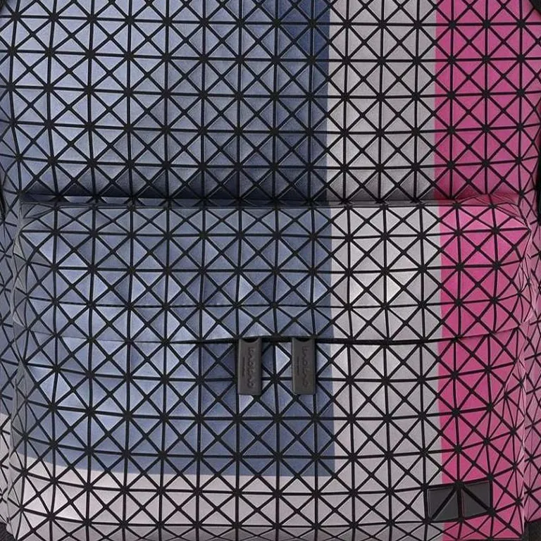 ISSEY MIYAKE Polyurethane Print Backpack Unisex Pink Assorted-3