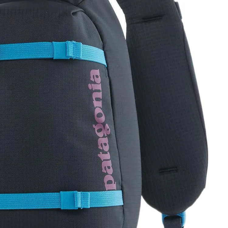 Patagonia Recycled Polyester One Shoulder Crossbody Fanny Pack Sling Bags Regular Unisex Dark Blue-4