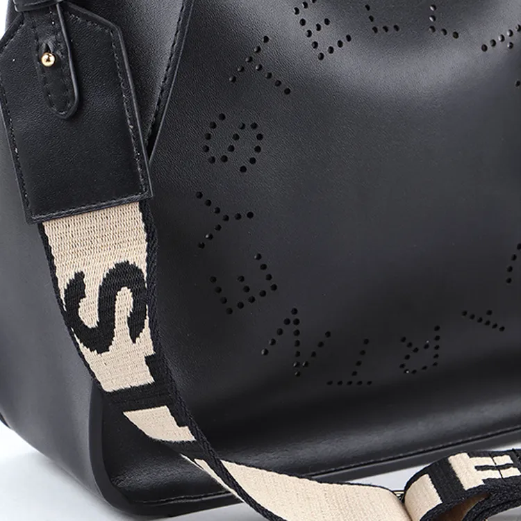 Stella McCartney Polyurethane Shoulder Bag, Crossbody Bag Women's Black-3