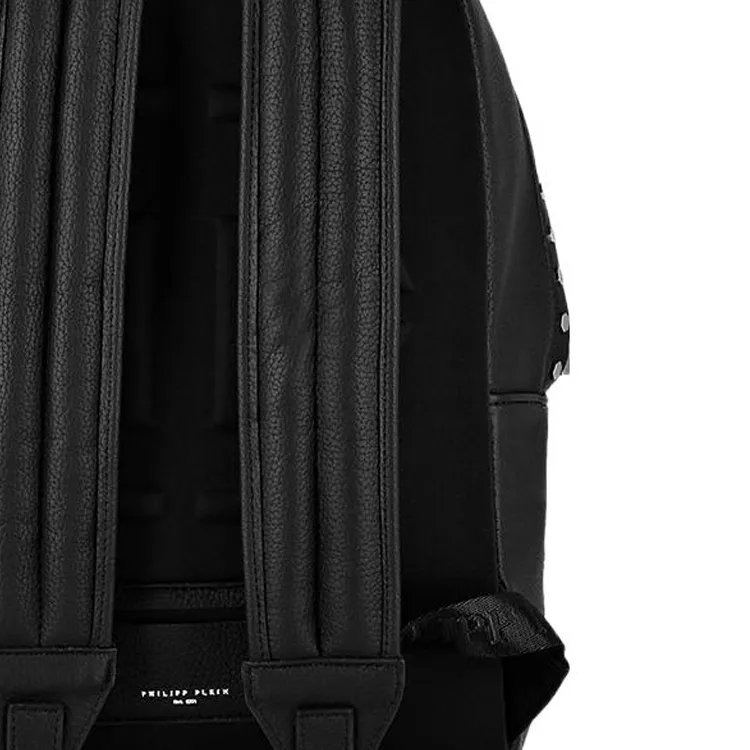 PHILIPP PLEIN Artificial Leather Backpack Women's Black-4