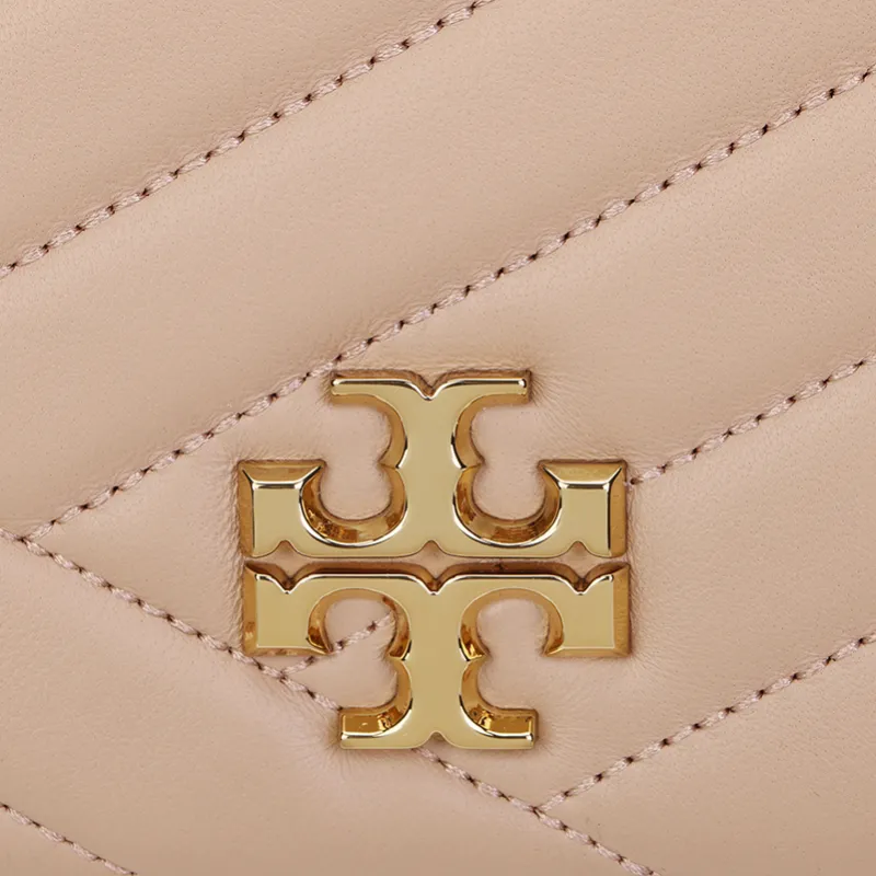 TORY BURCH Kira Sheepskin Small Square Bag Crossbody Bag Shoulder Bag Women's Light Sand-4