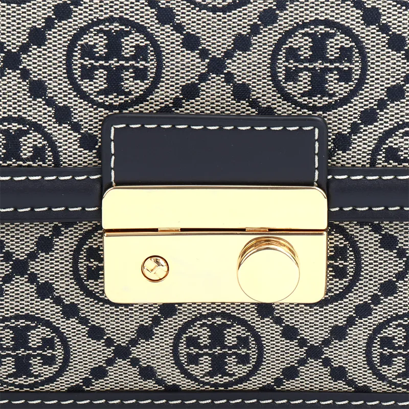 TORY BURCH T Monogram Shoulder Bag Tory Navy-4
