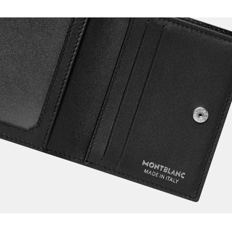 MONTBLANC M_Gram 4810 Cow Leather Wallet Men's Blue/Black-3