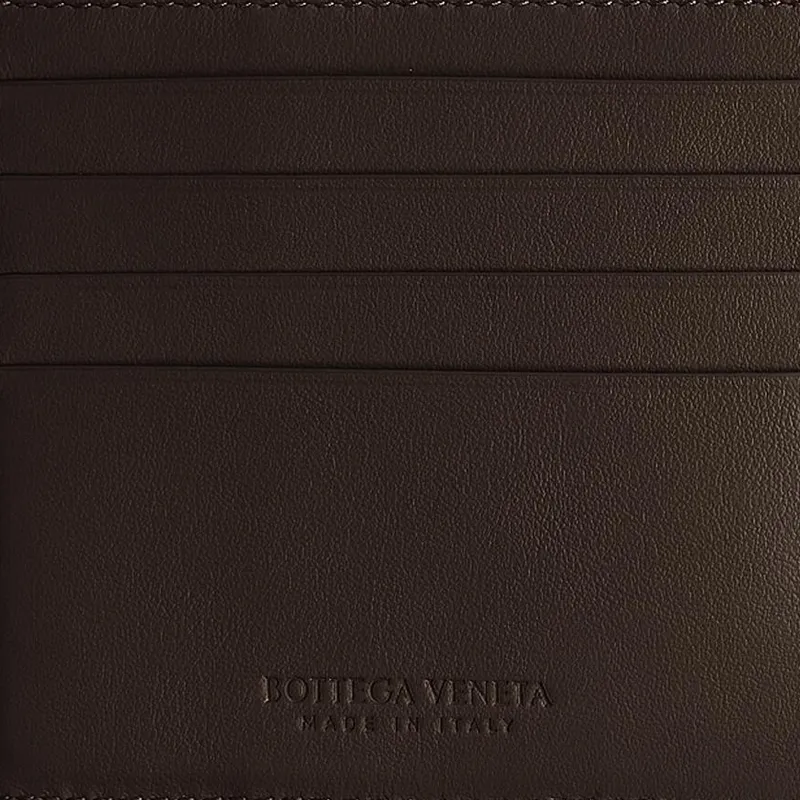 Bottega Veneta Woven Bi Fold Wallet-3