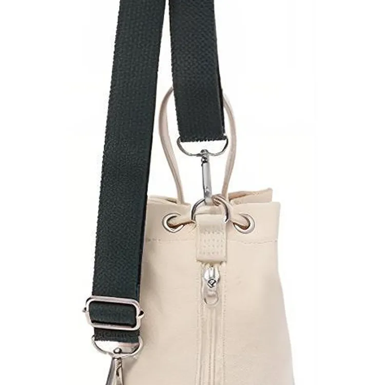 FILA Cotton Bucket Bag, Shoulder Bag, Crossbody Bag Mini Unisex Ecru-3