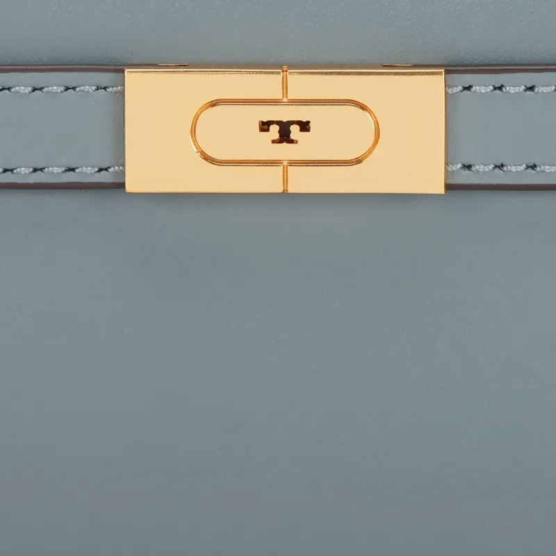TORY BURCH Leather Crossbody One Shoulder Handbags Women's Polar Blue-4
