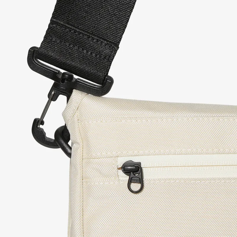 FILA Nylon Messenger Bag Shoulder Bag Crossbody Bag Regular Unisex Beige-2
