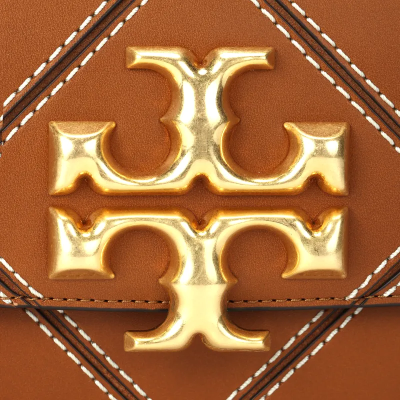 TORY BURCH Eleanor Leather Suede Bonded Shoulder Bag Crossbody Bag Regular Women's Brown-4