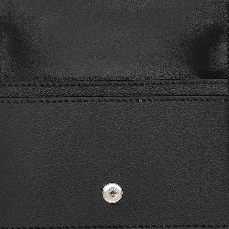 Bottega Veneta Intrecciato Lambskin Wallet Women's Black-4