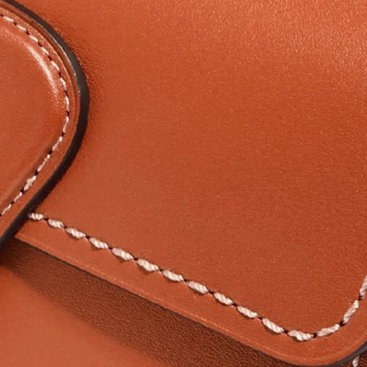 COACH Willis Leather Shoulder Bag Crossbody Bag Handbag Small Size Women's Brick Red-3