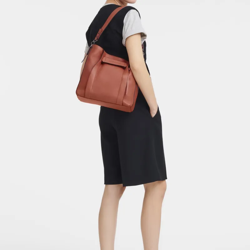 LONGCHAMP Medium 3D Leather Tote Bag-4