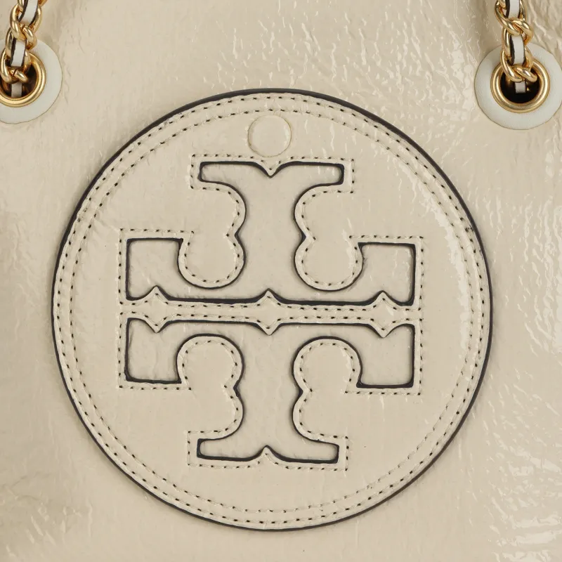 TORY BURCH Ella Cotton And Polyamide Blend Tote Bag Shopping Bag Shoulder Bags Women's Oat-4