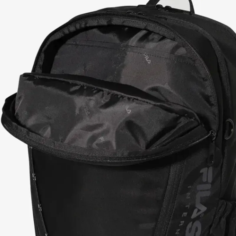FILA Nylon Backpack Unisex Black-4