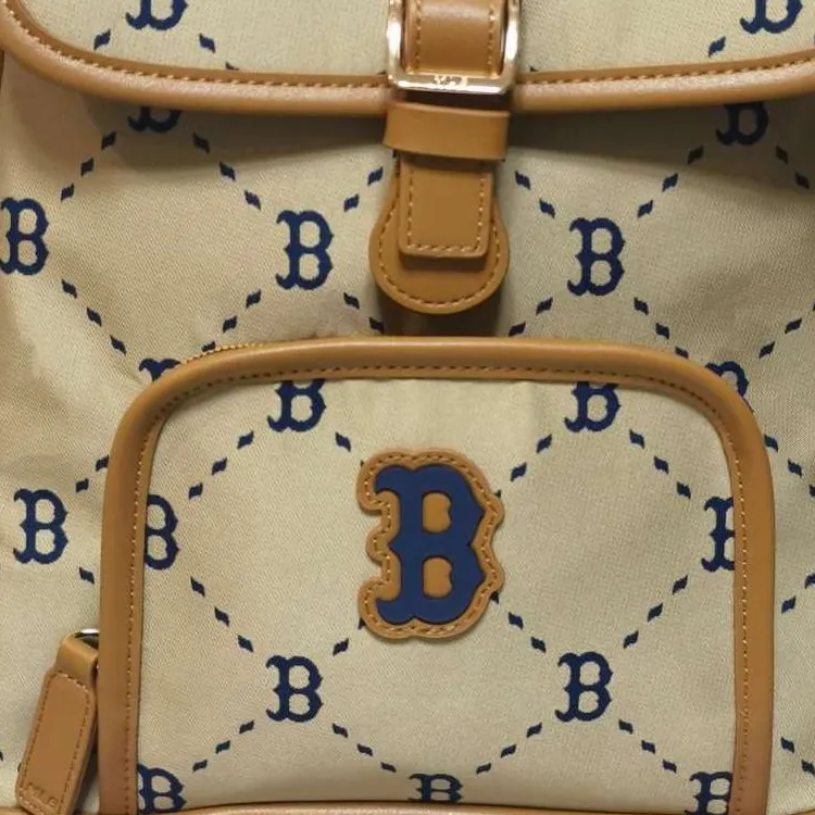 MLB Polyester Backpack Women's Brown-3