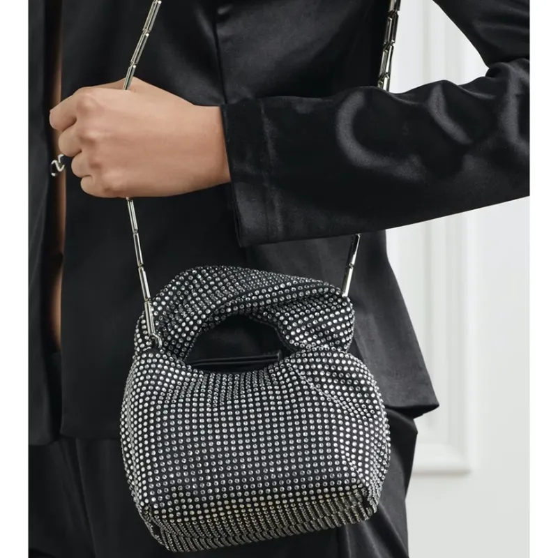 STINE GOYA Polyester Shoulder Bag Crossbody Bag Handbag Medium Size Women's Black-4