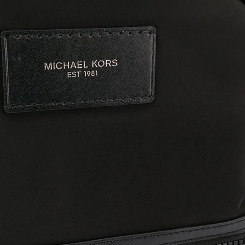MICHAEL KORS MICHAEL KORS Handbag Collection MK Brooklyn Nylon Fabric Backpack Medium Size Men's Black-2