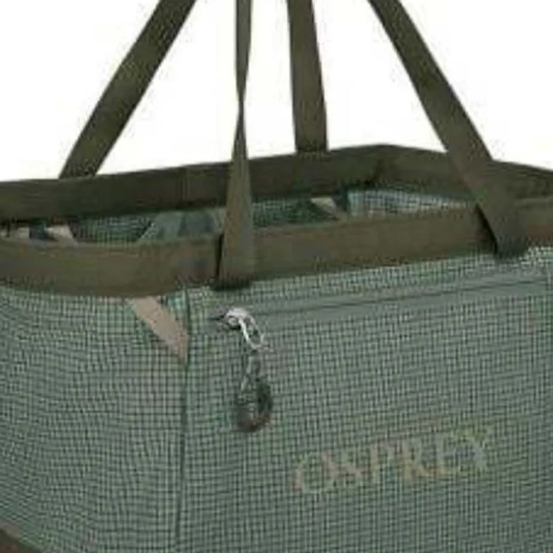 OSPREY Nylon Tote Bag Shopping Bag Handbag Shoulder Bag Unisex Pine Leaf Count Gray-4