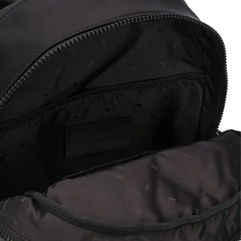 MICHAEL KORS MICHAEL KORS Handbag Collection MK Brooklyn Nylon Fabric Backpack Medium Size Men's Black-3