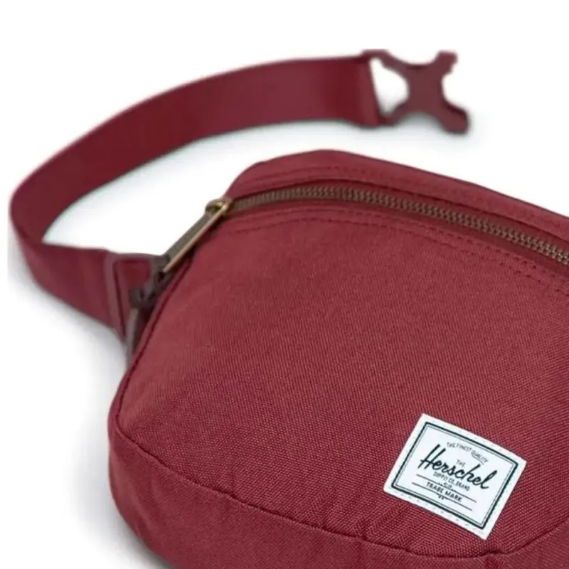 Herschel Recycled Material Sling Bag, One Shoulder, Crossbody, Fanny Pack Unisex Burgundy-4