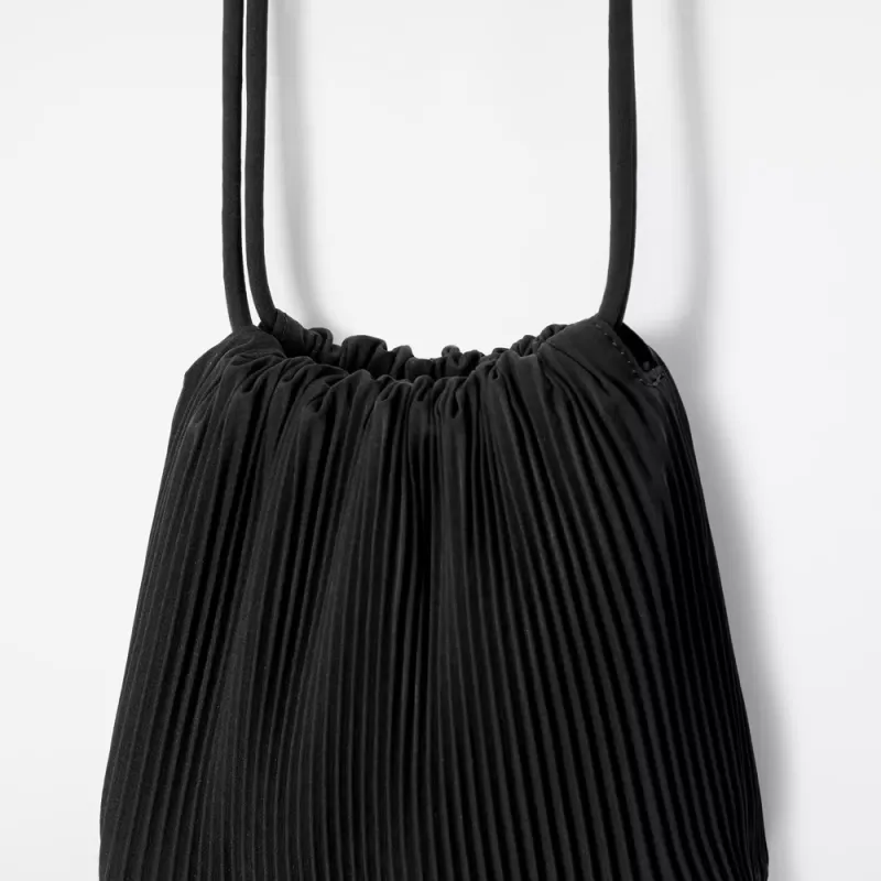 COS Polyester Shoulder Bag, Crossbody Bag Medium Size Women's Black-1