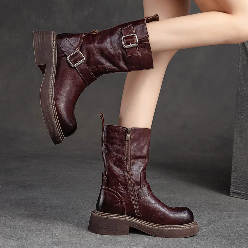 Yao Qia Ankle Boots 5cm Women's-5