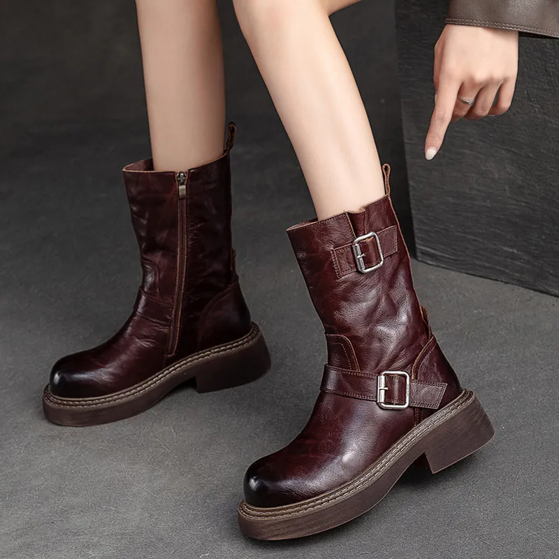 Yao Qia Ankle Boots 5cm Women's-6