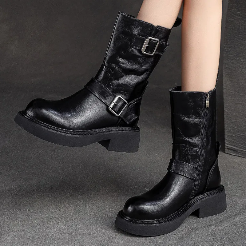Yao Qia Ankle Boots 5cm Women's-11