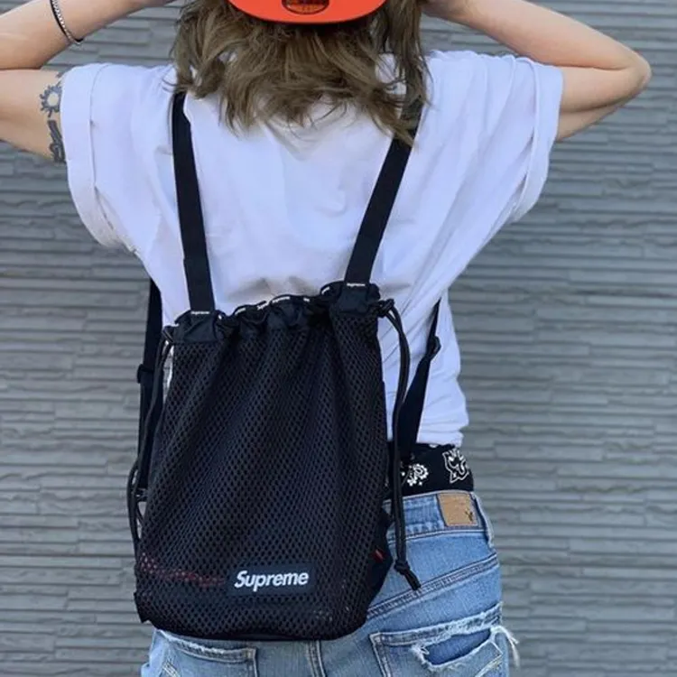 Supreme Backpacks Black-4