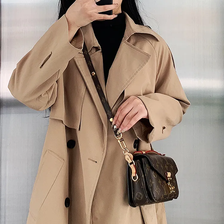 Lan Bao Fan Bag Straps Vegetable Tanned Color Changing Messenger Bag With Abrasion Resistant Buckle 1 Pair-3