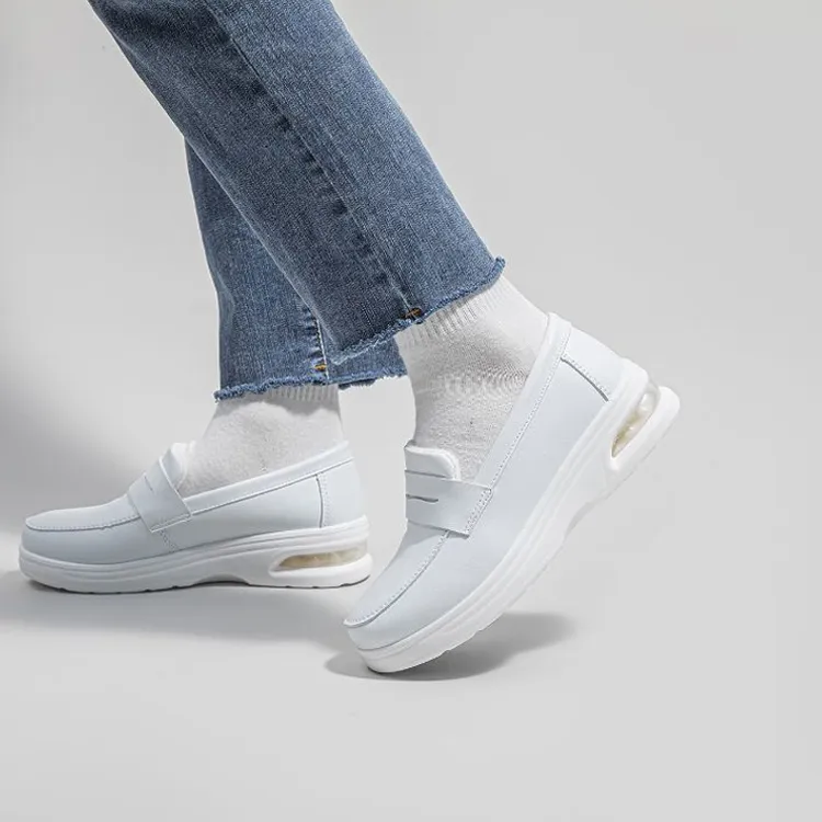 Warrior Nurse Shoes Non-slip Lightweight Low-Top Casual Shoes Women's White-8