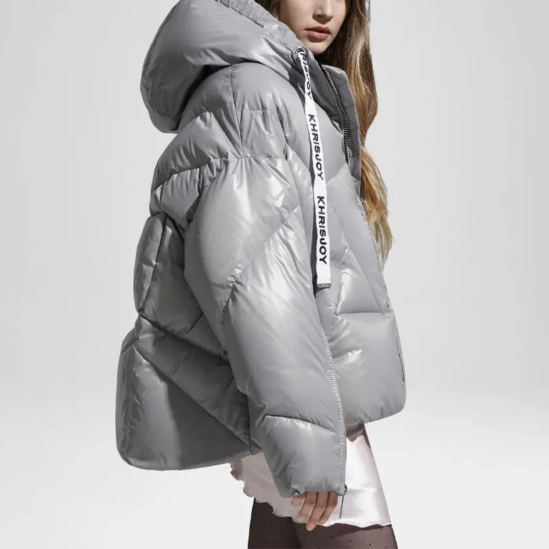 KHRISJOY Khris Shiny Puffer Jacket-2