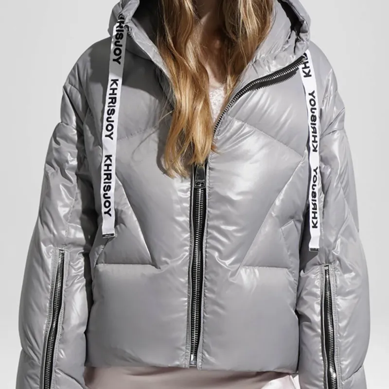KHRISJOY Khris Shiny Puffer Jacket-4