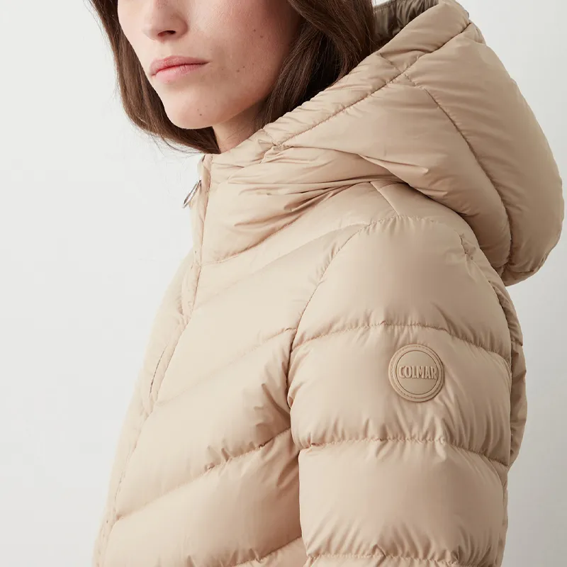 Colmar Logo patch Hooded Puffer Jacket-5