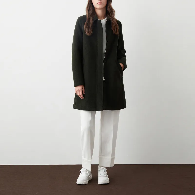 COLMAR FW24 Coats Women's Green Mud-2