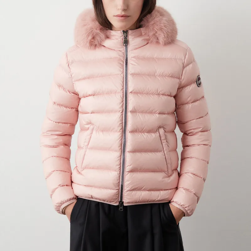 COLMAR FW24 Down Jacket Women's Milkshake Pink-5